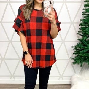 Buffalo ruffle tee
